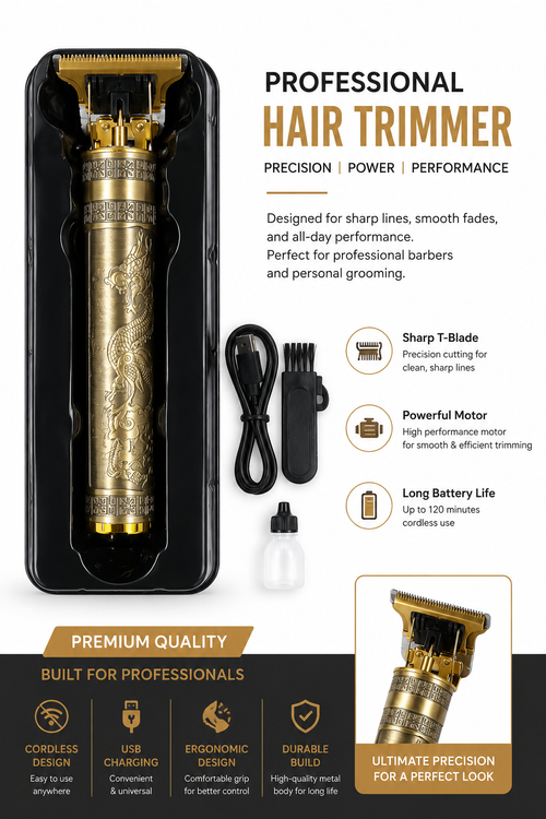 1. 🔥 Vintage T9 Professional Hair Trimmer